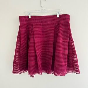 Torrid Pink Lace Mini A Line Skirt 2XL